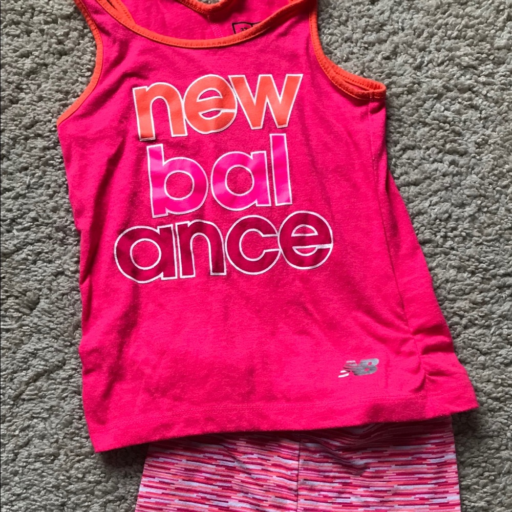 New Balance girls 3T matching set